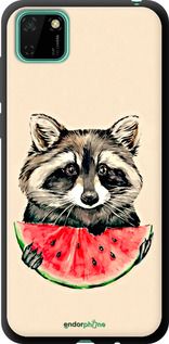 Чохол на Huawei Y5p Єнотик з кавуном "4605b-1936-2448"