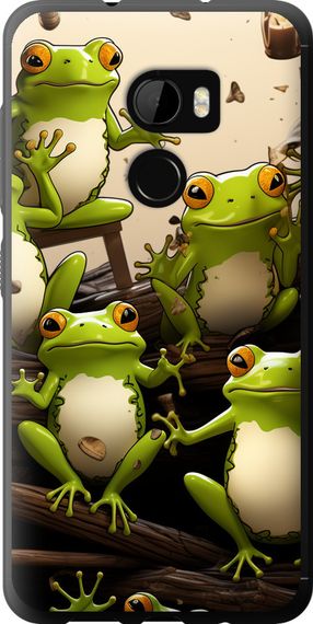 Чехол на HTC One X10 Жабки "5656u-995-17620"
