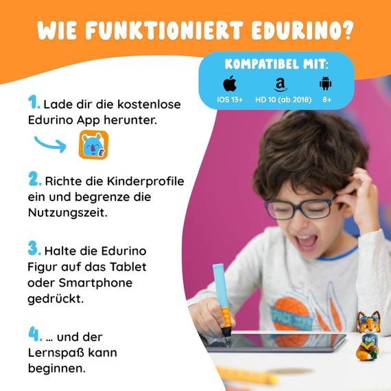 Edurino Фигурка Mika ABC: буквы, которые читаются и пишутся с 4 лет – уровень 2 с приложением | Распознавание | Зображення 4