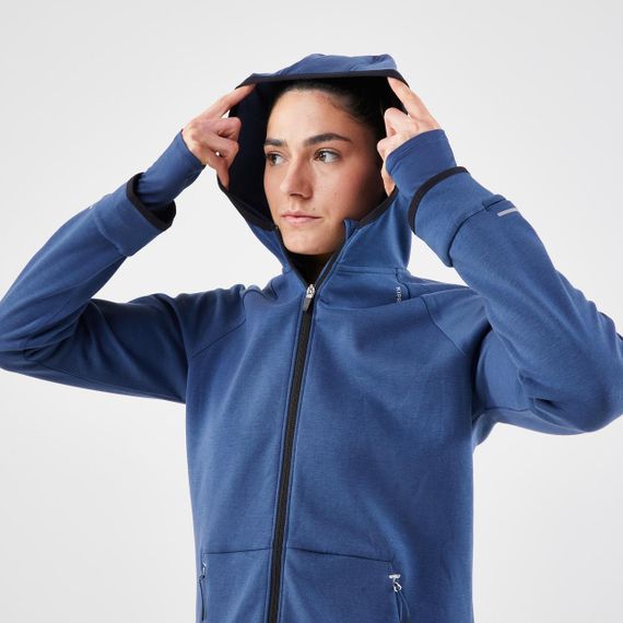 Куртка жіноча RUN 500 для бігу синя - 2XL | Зображення 5