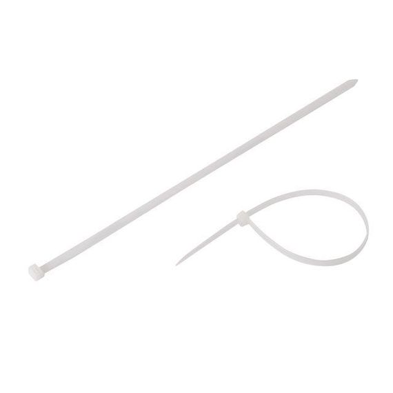 Хомут пластиковий 7,6*350 мм, білий, 100 од. INTERTOOL TC-7635 | Зображення 2