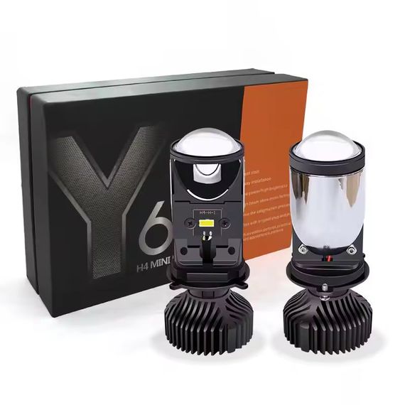 Комплект світлодіодних лінз HeadLight Y6D BI-LED H4 12/24V | Зображення 7
