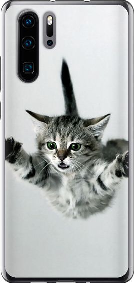 Чехол на Huawei P30 Pro Летящий котёнок "2322u-1621-17620"