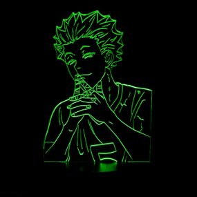 Акриловый светильник-ночник Тендо Сатори зеленый tty-n001634