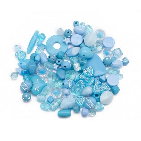 Декоративні намистинки для творчості Бомбей Dom Busin УТ100014228 в упаковці 92 шт