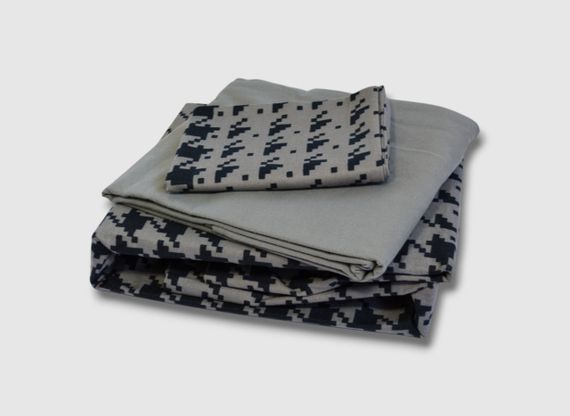 Комплект постельного белья First Choice Flanel 160×220 см Sadora Antracite | Зображення 1