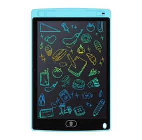 8.5 дюймов цветной ЖК-планшет для письма, детский блокнот для рисования граффити, планшет для рисования. Синий