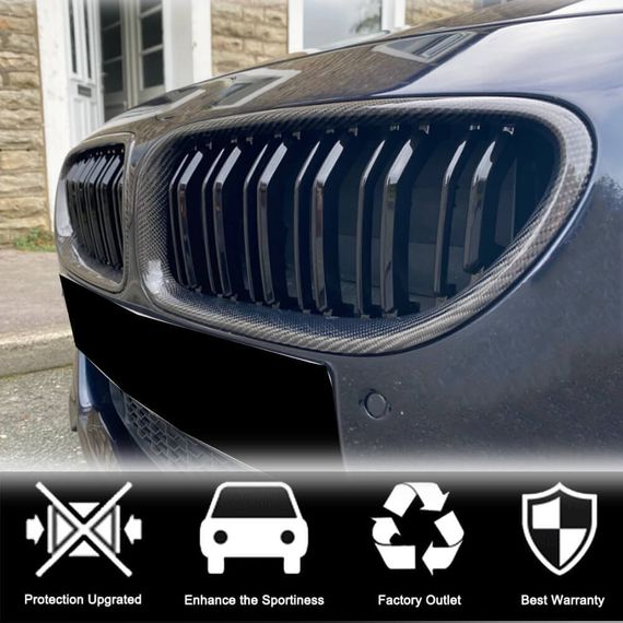 Ноздри M-Look (Карбон) для BMW 6 F12/F13/F06 2011-2018 гг | Зображення 1