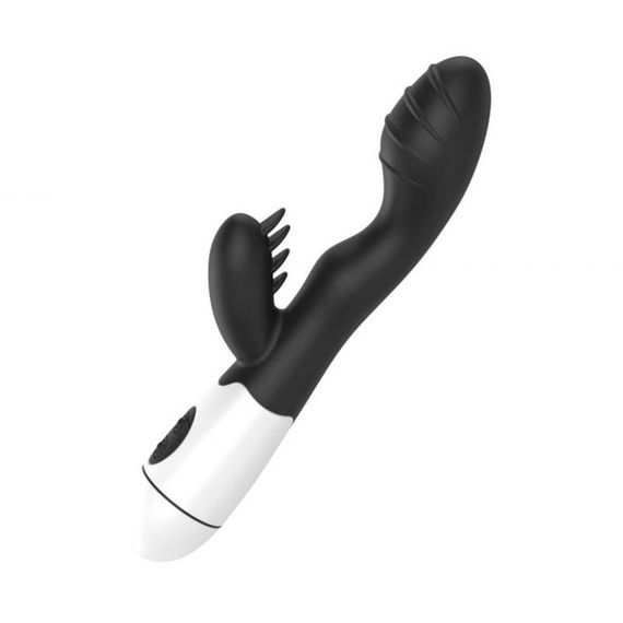 Вагинально клиторальный вибратор (USB, черный) | Зображення 7