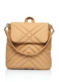 Жіночий рюкзак Sambag Loft QSH бежевий 30 x 26 x 14 см (22011026)