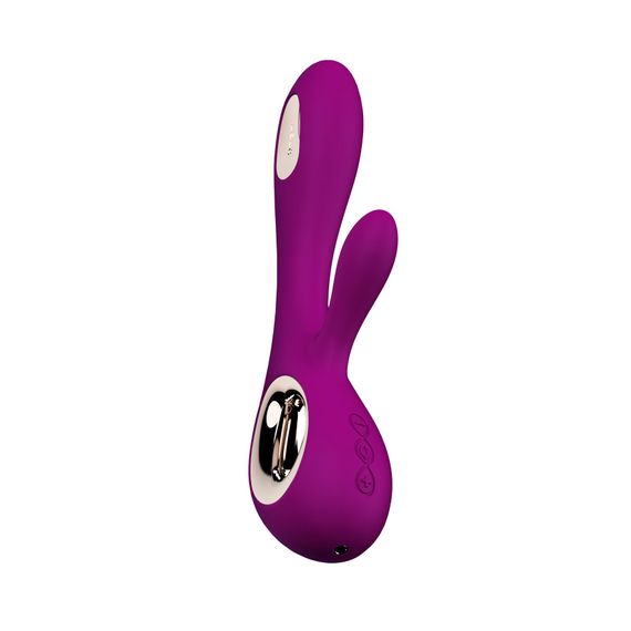 Вібратор-кролик LELO Soraya Wave Deep Rose, манливі рухи стовбура | Зображення 4