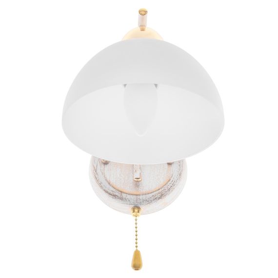 Бра направленного света настенное накладное прованс LK-636W/1 E14 WH+FG | Зображення 3