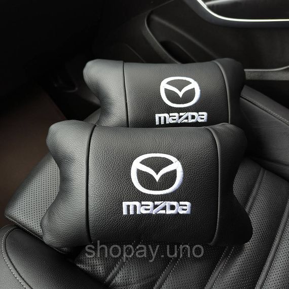 Оригинальный подарок автомобилисту Mazda, Подушка для голови в авто, Подушки для шеи на подголовник GF-60 | Зображення 9