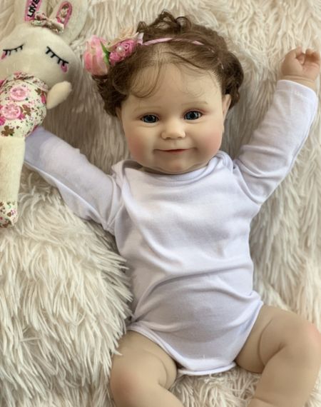 Колекційна Силіконова Лялька Реборн Немовля Reborn Анатомічна Дівчинка Пупс Еріка (Вінілова Лялька) 50 см | Зображення 2