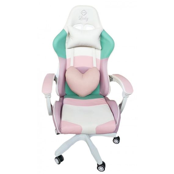 Кресло геймерское Bonro Lady 813 розово-фиолетовое игровое компьютерное 42300099 | Зображення 1