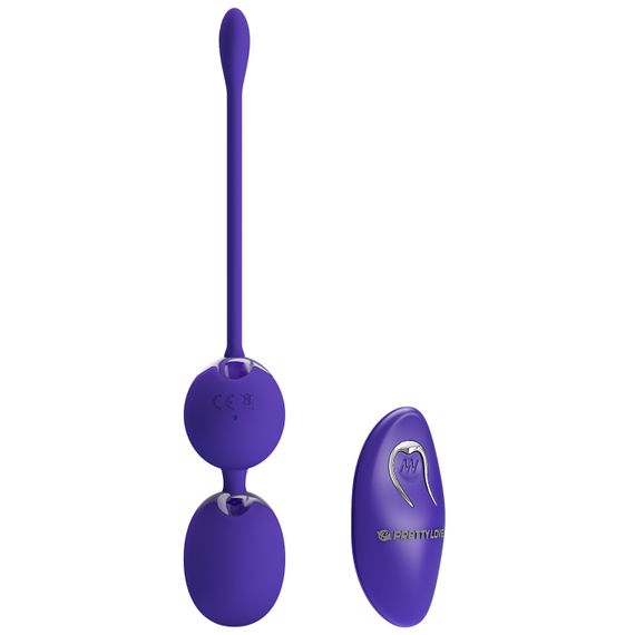 Вагінальні віброкульки - Pretty Love Willie Vibrating Kegel Balls Blue | Зображення 4