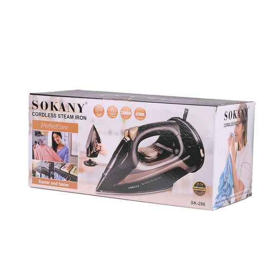 Утюг Sokany SK-286 2600W паровой черный | Зображення 6
