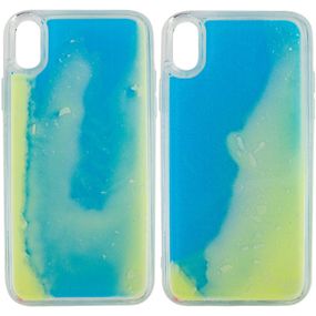 Неоновий чохол Neon Sand glow in the dark для Apple iPhone X/XS (5.8")