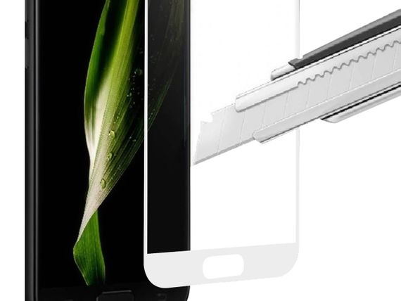 Защитное 3D стекло VERON Samsung A7 2016 A710 Full Cover White | Зображення 5