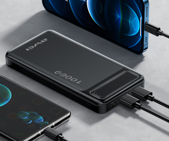 Повербанк (портативный аккумулятор) Power Bank AWEI P5K 10000mAh черный (AM-3163_402) | Зображення 4
