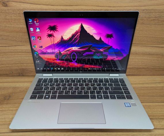Ноутбук-трансформер HP EliteBook x360 1040 G5 / 14" (1920x1080) IPS Touch / Intel Core i5-8250U (4 (8) ядра по 1.6 - 3.4 GHz) / 8 GB DDR4 / 256 GB SSD / Intel UHD Graphics 620 / WebCam / TouchID / Windows 10 б/у + Подарок Беспроводная мышь / USB | Зображення 1