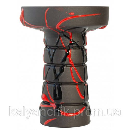 Чаша для Кальяна Gusto Bowls Harmony Glaze Red/Black