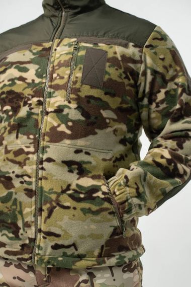 Флісова Кофта МІКРОФЛІС мультикам Military | Зображення 7