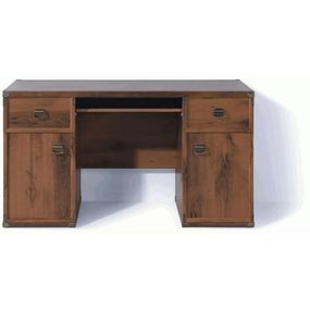 Стіл комп'ютерний ВМК (БРВ) Індіана JBIU2D2S/140 Дуб шутер (BRW-1614)