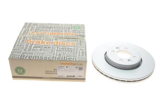 Диск гальмівний передній Renault Kangoo Megane Scenic Clio 99- Laguna 95-01 280x24  з покр вент  23-0517C | Зображення 1