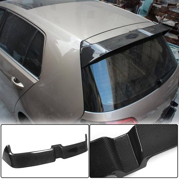 Спойлер V1 (для Base/R-Line HB, Карбон) для Volkswagen Golf 7/E-Golf 2012-2020 гг