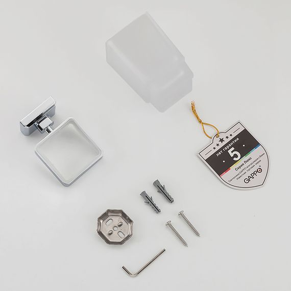 Стакан з тримачем для зубних щіток Gappo G3806 | Зображення 2