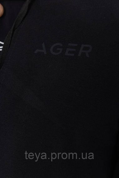 Спортивний костюм чоловічий двонитка, колір чорний, розміри M, L, L, XL, XXL FA_008320 | Зображення 5