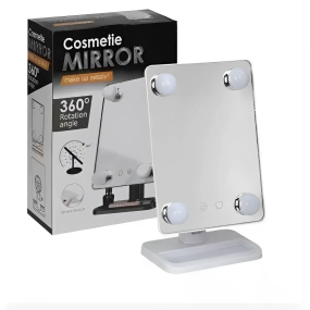 УЦЕНКА! Компактное зеркало с подсветкой для макияжа MCH Cosmetie Mirror 360 (плохая коробка)