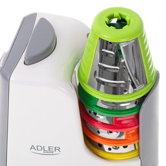 Овочерізка електрична Adler AD-4815 16.7х24.8х29 см біла | Зображення 6