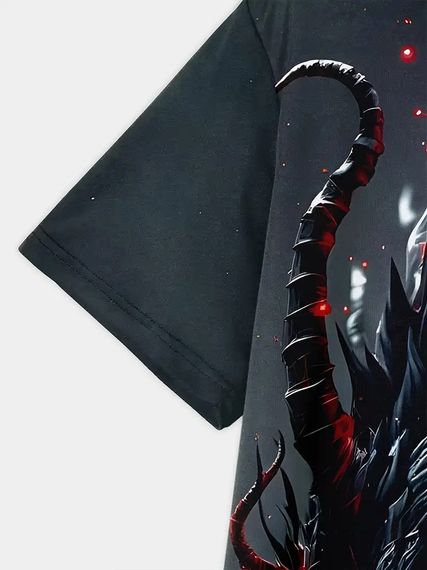 Футболка мужская 3D принт Древний Магический Дракон термо дышащая летняя XL 54 | Зображення 4
