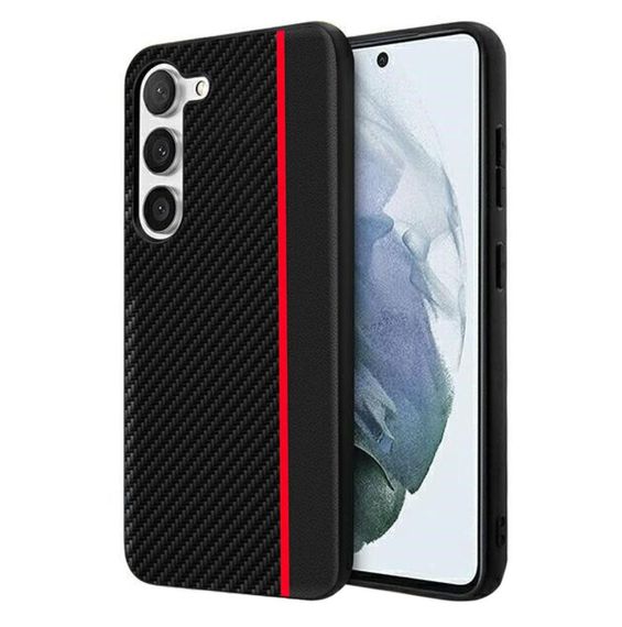 Чехол накладка Primolux CFC для Samsung Galaxy S23 Plus (SM-S916) - Black&Red