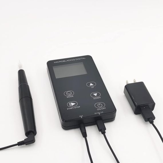 Тату машинка для перманентного макіяжу татуажу з сенсорним дисплеєм, 10 голок, для брів, очей, губ, голка-дюза | Зображення 5