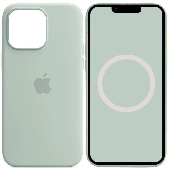 Чохол Silicone case (AAA) full with Magsafe and Animation для Apple iPhone 14 Pro Max (6.7") | Зображення 1