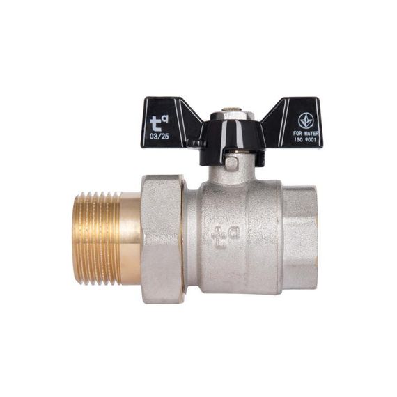 Кран кульовий "Американка" Thermo Alliance Base прямий 1" ВН SD221W25 | Зображення 3