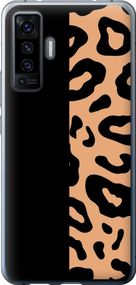 Чехол на Vivo X50 Пятна леопарда "4269u-1955-17620"