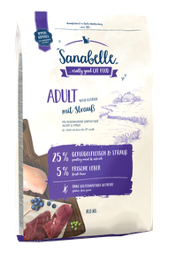 Sanabelle Adult Сухий корм для дорослих кішок з страусом 10 кг
