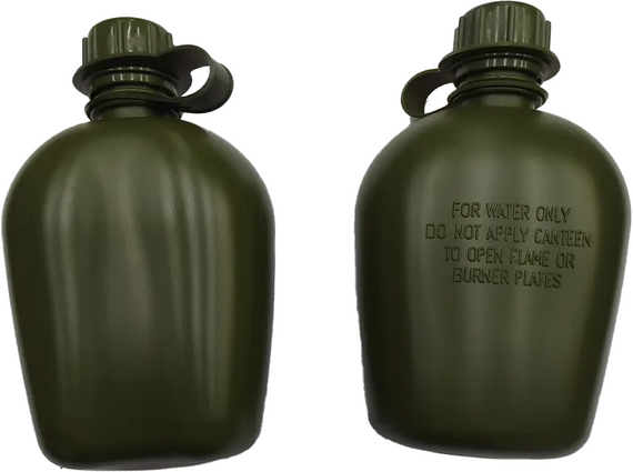 Фляга пластикова M&M 1000 мл Хакі (213291) | Зображення 3