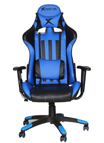 Крісло геймерське ігрове Xtrike GC-905 для геймера комп'ютерне офісне для гри Синє | Зображення 1