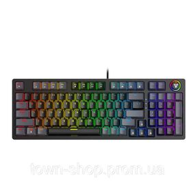 Клавиатура USB Fantech ATOM90 MK890, (Eng), Black (red switch), 89к, Q10