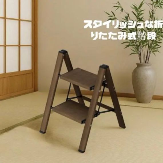 Драбина алюмінієва ladder AND L0202, легка, широкі сходи | Зображення 2