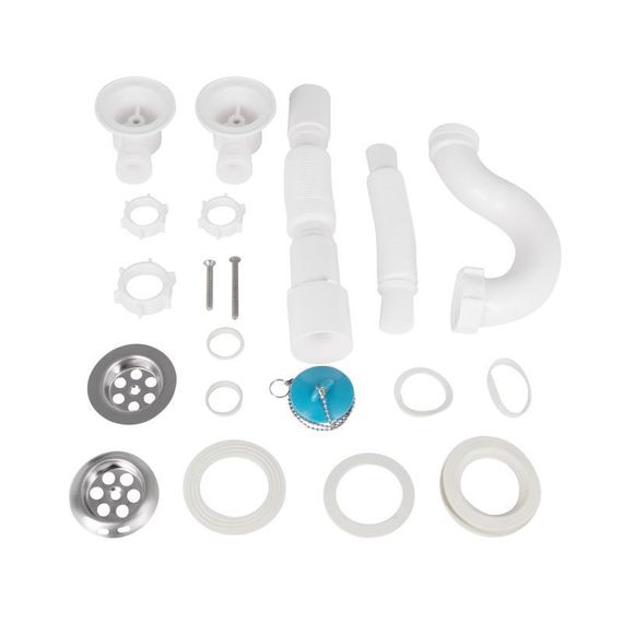 Сифон для ванни Lidz (WHI) 60 03 V001 00 прямоточний (вихід 50 мм) | Зображення 2