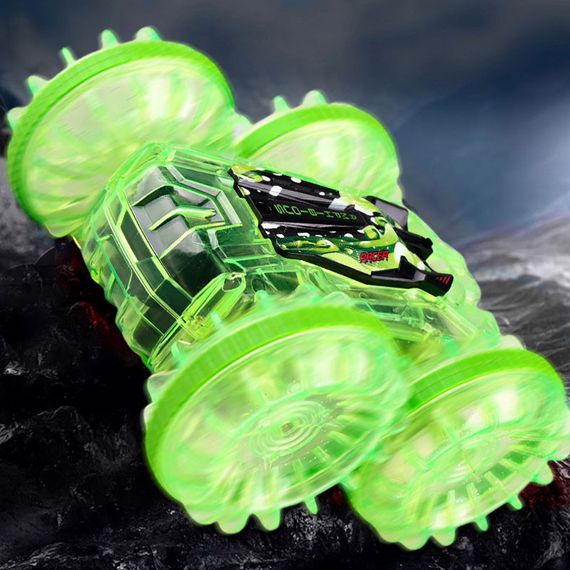 Машинка-амфібія на радіокеруванні YL-103 2.4G Transparent orange Transparent green | Зображення 7