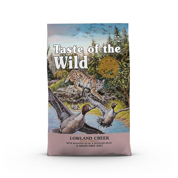 Корм Taste of the Wild Lowland Creek Feline Formula сухий з качкою та смаженою перепілкою для котів усіх вікових груп 6.6 кг | Зображення 1