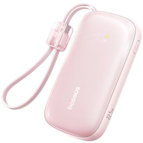 Портативний ЗП Power Bank Baseus EnerFill FC21 Qpow 3 Ultra 22.5W with cable 20000 mAh (PPFLS) Nebula Pink