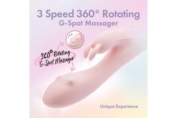 Вібратор-кролик Blush Play with Me для точки G та клітора, рожевий sexstyle | Зображення 4